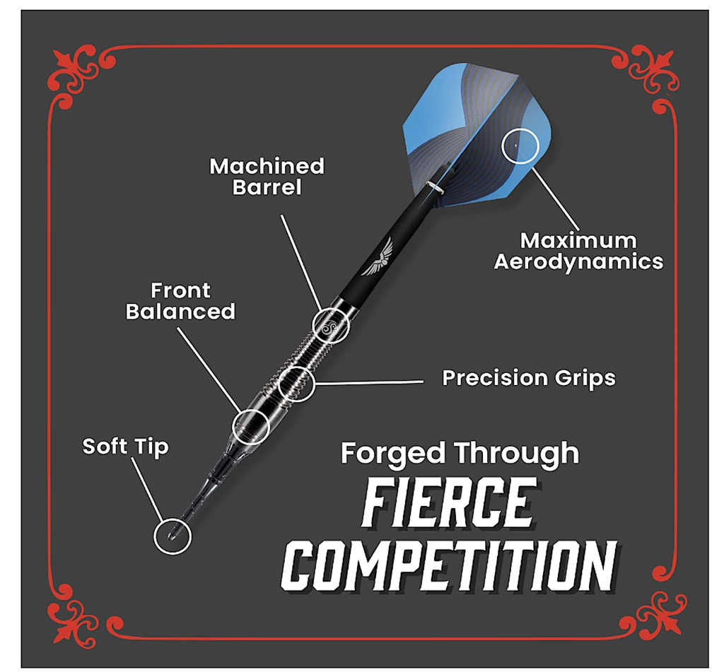 ZRSF-118 Shot! Darts Zen Roshi Soft Tip Set 18 gm