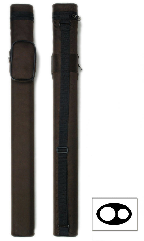 Delta Cue 033-001C-BN 1Bx1S Brown Billiards Pool Cue Stick Case