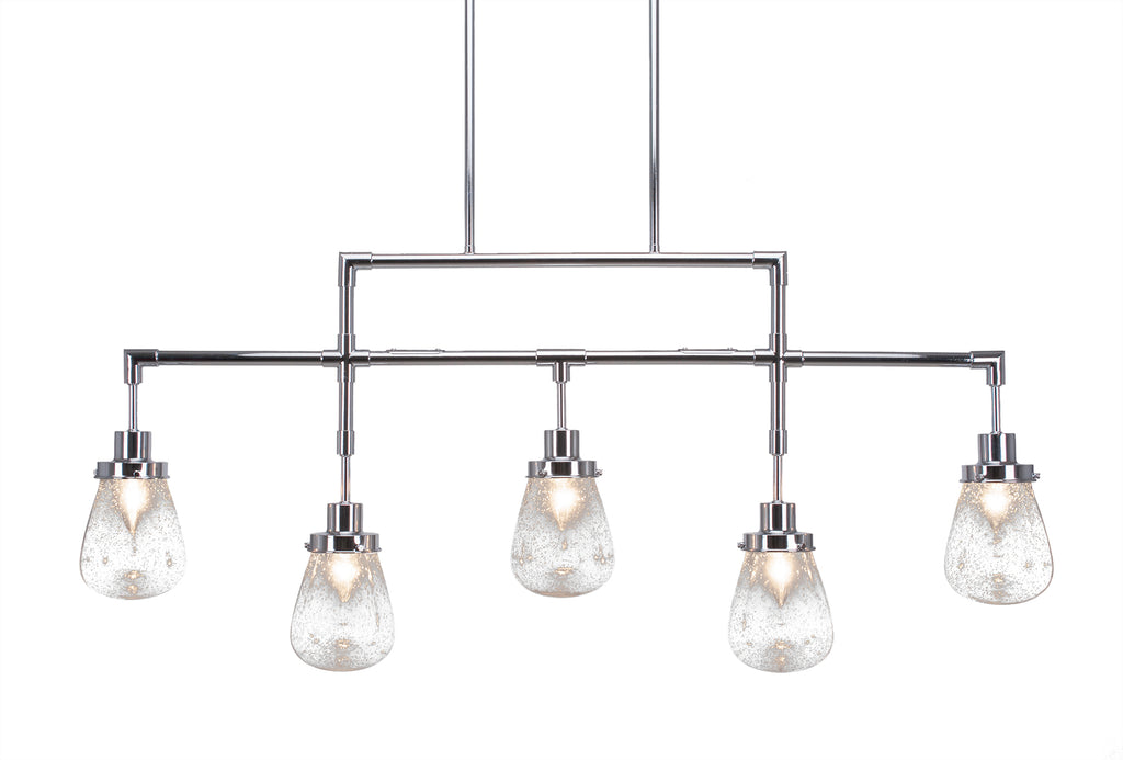 Toltec 1235-CH-471 Meridian 5 Bulbs Bar Billiards Pool Table Island Light