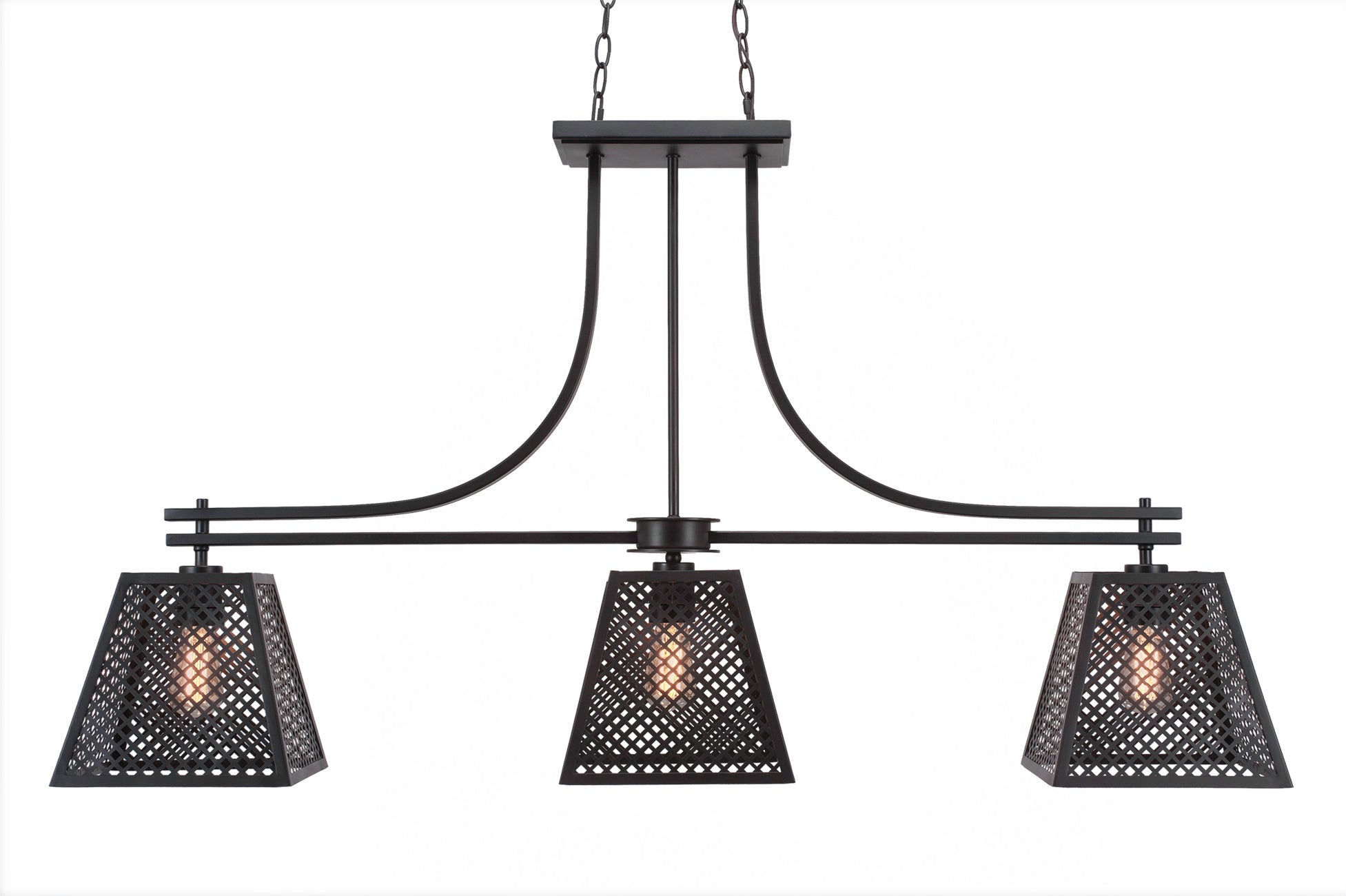 Toltec 1453-ES-LED18A Corbello 3 Bulbs Bar Billiards Pool Table Island Light - coolpooltables.com