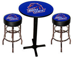 Boise State Broncos Varsity Pub Table & Bar Stool Set