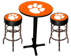 Clemson Tigers Varsity Pub Table & Bar Stool Set