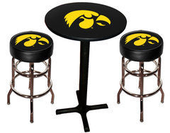 Iowa Hawkeyes Varsity Pub Table & Bar Stool Set