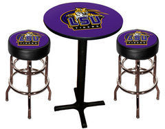 LSU Tigers Varsity Pub Table & Bar Stool Set