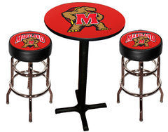 Maryland Terrapins Varsity Pub Table & Bar Stool Set