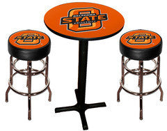 Oklahoma State Cowboys Varsity Pub Table & Bar Stool Set