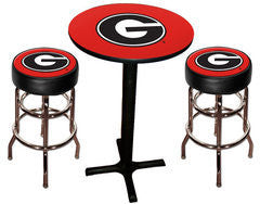 UGA Bulldogs Varsity Pub Table & Bar Stool Set