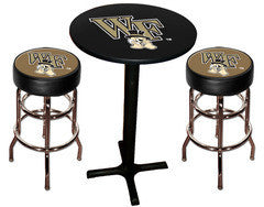 Wake Forest Demon Deacons Varsity Pub Table & Bar Stool Set