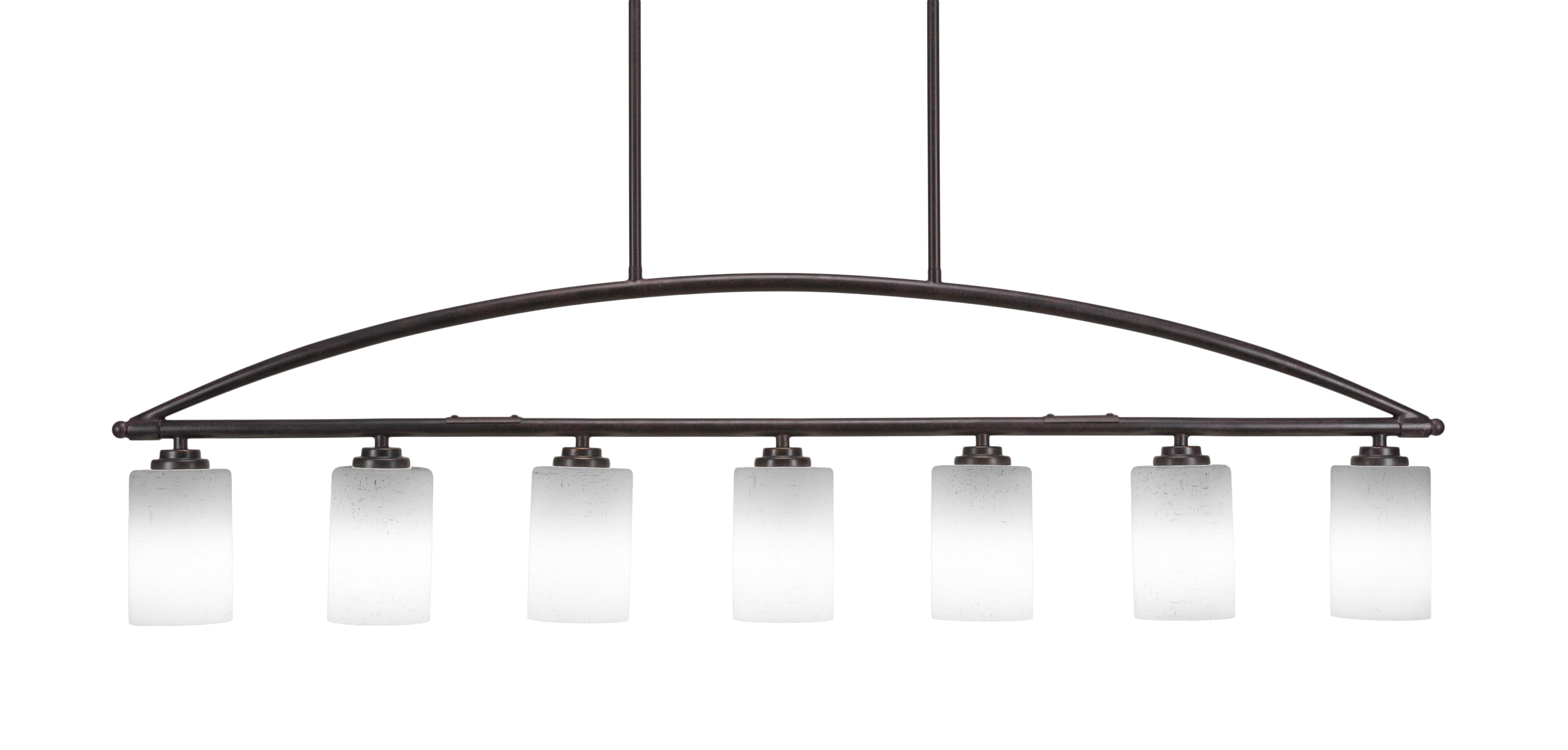 Toltec 2437-DG-310 Marquise 7 Bulbs Bar Billiards Pool Table Island Light - coolpooltables.com