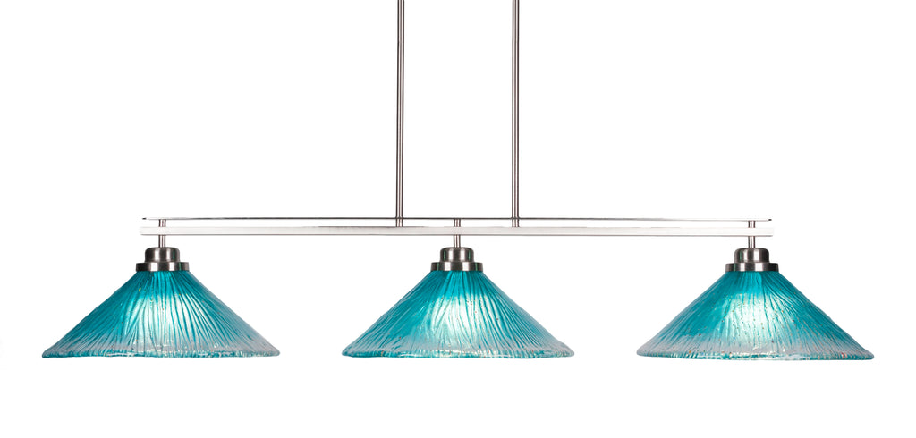 Toltec 2633-BN-715 Odyssey 3 Bulbs Bar Billiards Pool Table Island Light