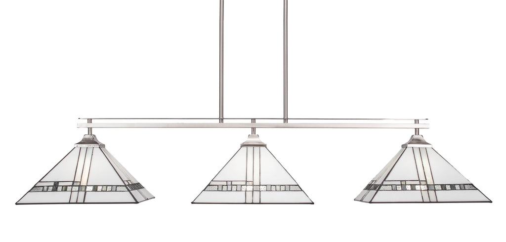 Toltec 2643-BN-955 Odyssey 3 Bulbs Bar Billiards Pool Table Island Light