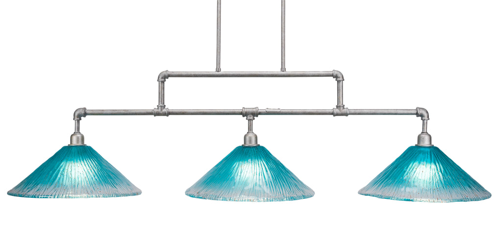 Toltec 333-AS-715 Vintage 3 Bulbs Bar Billiards Pool Table Island Light