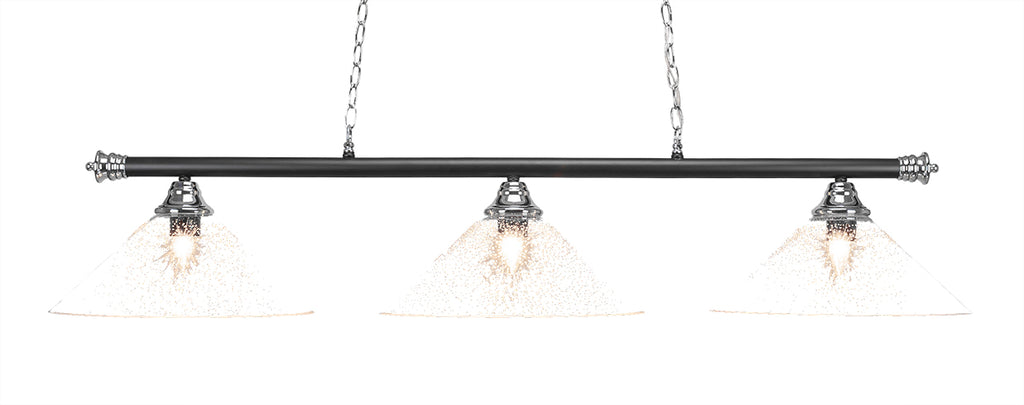 Toltec 373-CHMB-308 Oxford 3 Bulbs Bar Billiards Pool Table Island Light