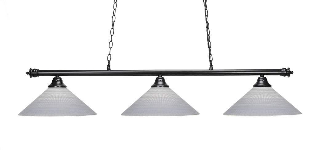 Toltec 373-MB-4012 Oxford 3 Bulbs Bar Billiards Pool Table Island Light