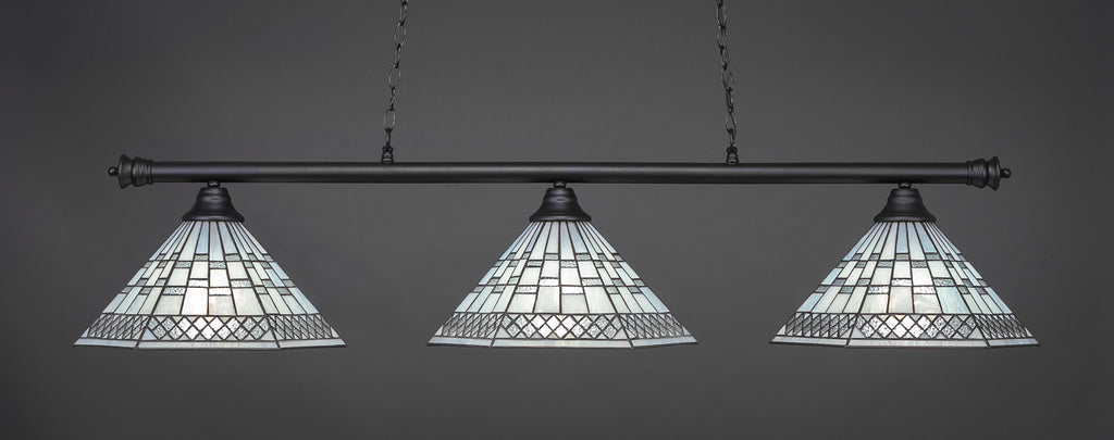 Toltec 373-MB-910 Oxford 3 Bulbs Bar Billiards Pool Table Island Light