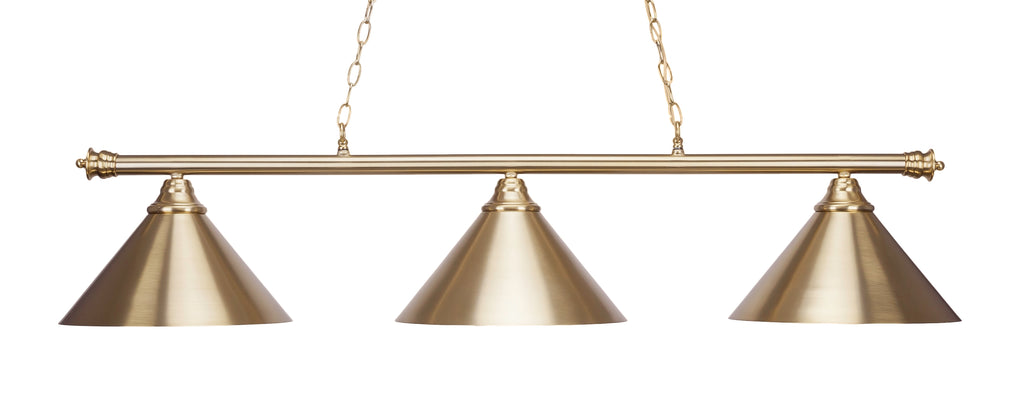 Toltec 373-NAB-420 Oxford 3 Bulbs Bar Billiards Pool Table Island Light