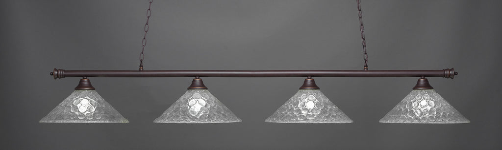 Toltec 374-DG-411 Oxford 4 Bulbs Bar Billiards Pool Table Island Light