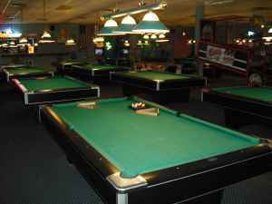 Eight 9' Used Brunswick Centurion Pool Tables