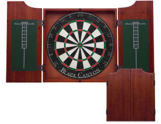 Chocolate Dart Board Cabinet