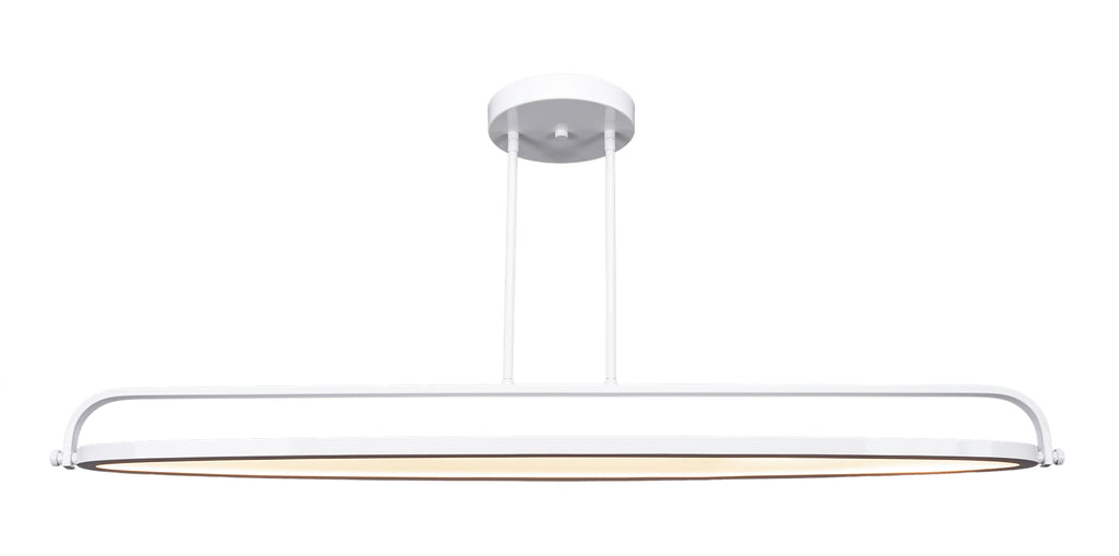 Toltec 4148-WH Elliptic Bulbs Bar Billiards Pool Table Island Light