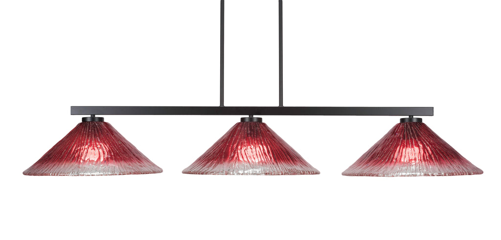 Toltec 4523-MB-716 Atlas 3 Bulbs Bar Billiards Pool Table Island Light