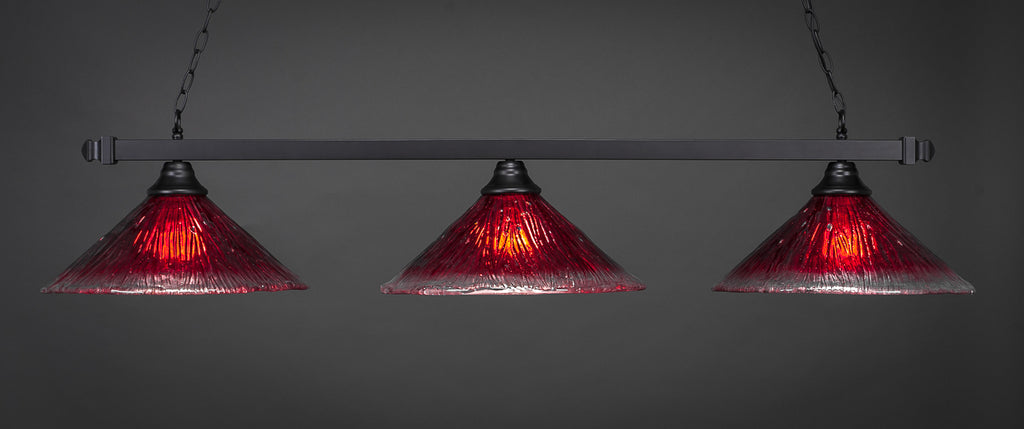 Toltec 803-MB-716 Square 3 Bulbs Bar Billiards Pool Table Island Light