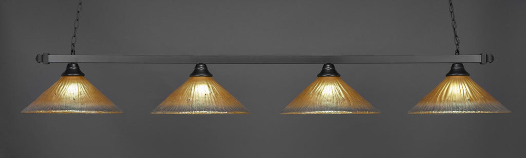 Toltec 804-MB-710 Square 4 Bulbs Bar Billiards Pool Table Island Light