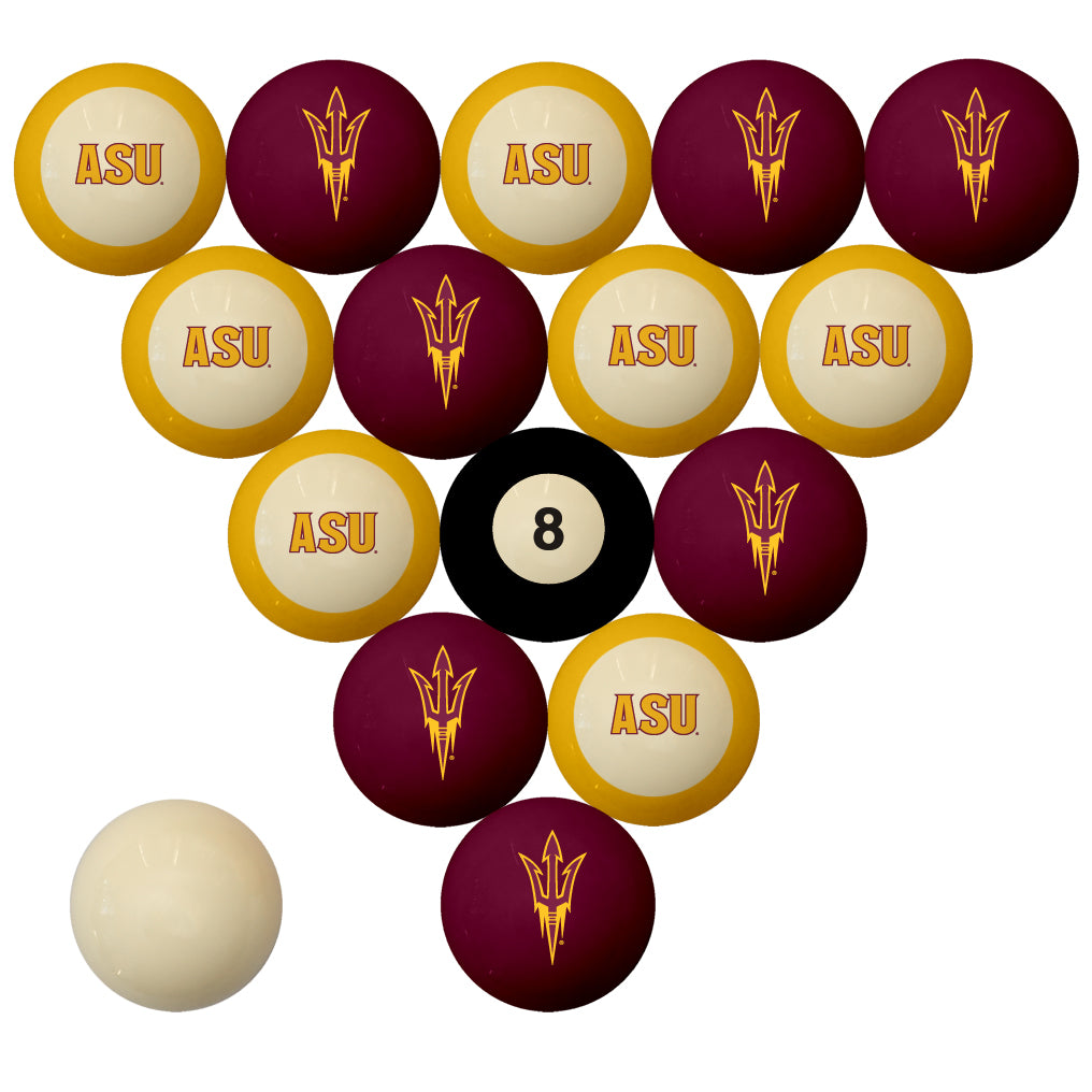 Arizona State Sun Devils ASU Billiard Ball Set - NUMBERED