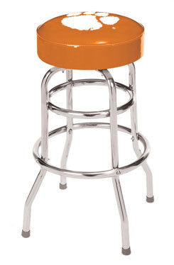 Clemson Tigers Chrome Barstool