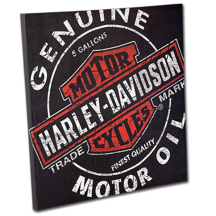 Harley-Davidson¨ Oil Can Canvas Print