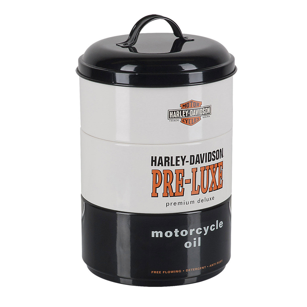Harley-Davidson¨ Pre-luxe Oil Can Enamel Snack Set