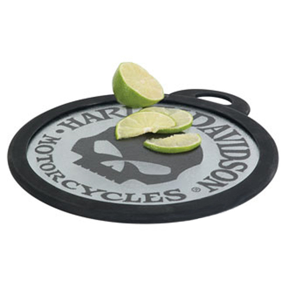 Harley-Davidson¨ Skull Glass Cutting Board