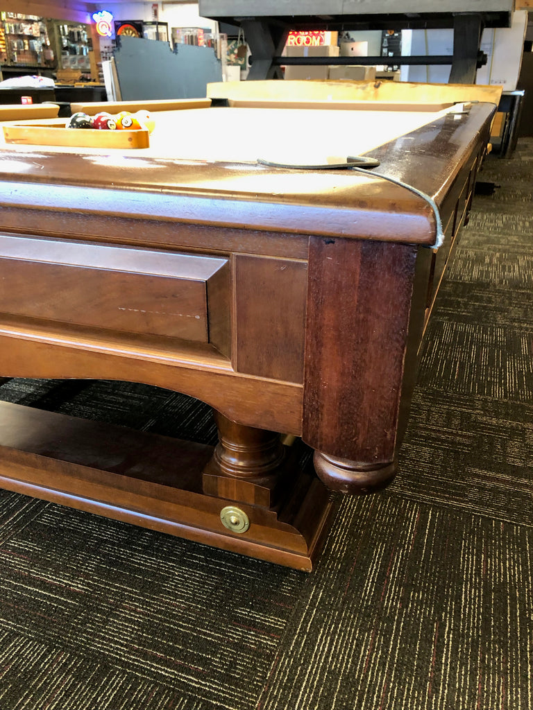 (SOLD) Used 9' Mahogany Prestige by Brunswick pool table