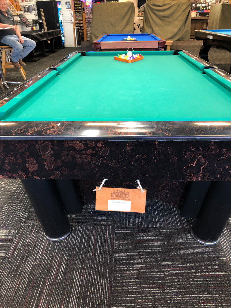 (SOLD) Used Pro 8' Kim Steel pool table