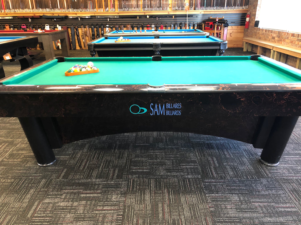 (SOLD) Used Pro 8' Kim Steel pool table