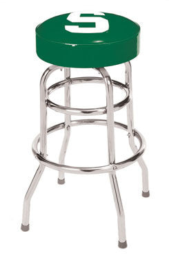 Michigan State Spartans Chrome Barstool
