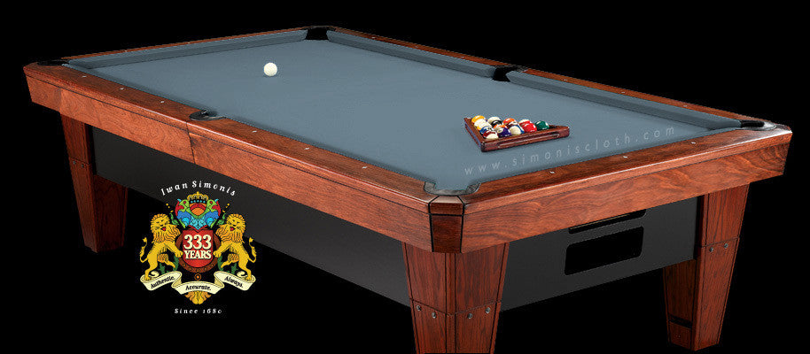7' Simonis 860 Pool Table Cloth - Powder Blue