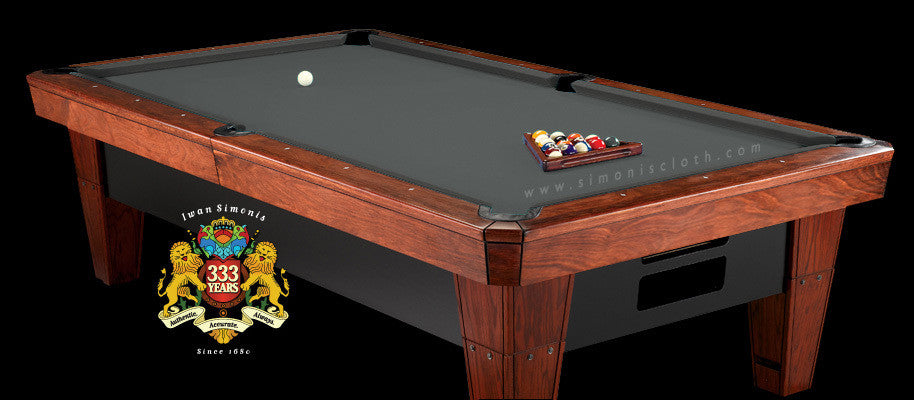 Pro 8' Simonis 860 Pool Table Cloth - Slate