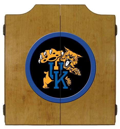 Kentucky Wildcats Logo Dartboard Cabinet