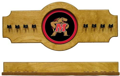 Maryland Terrapins 2-Piece Hanging Cue Rack