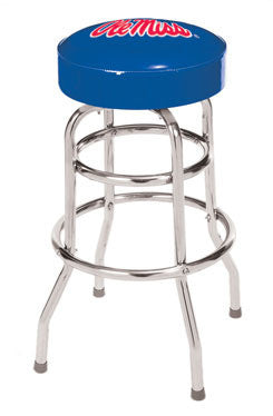 Ole Miss Rebels Chrome Barstool
