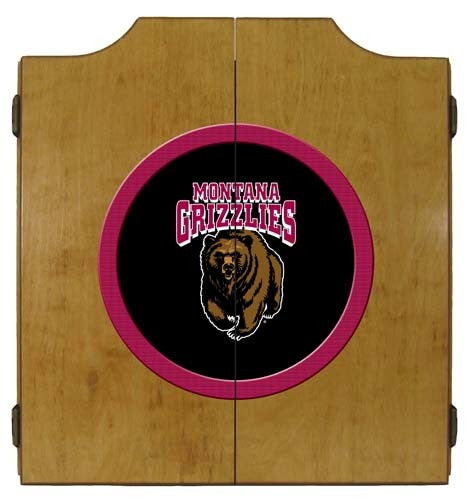 Montana Grizzlies Dartboard Cabinet