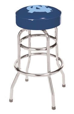 North Carolina Tar Heels Chrome Barstool
