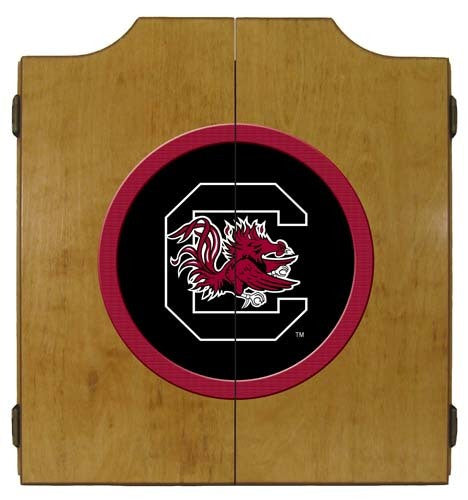 South Carolina Gamecocks Dartboard Cabinet