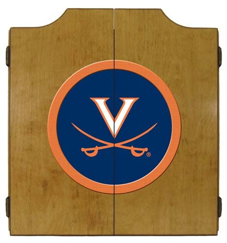 Virginia Cavaliers Dartboard Cabinet