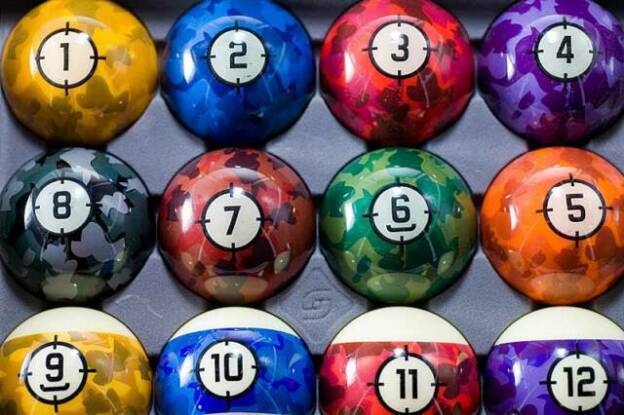 Aramith Camouflage Pool Balls