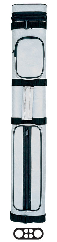 Action AC24 LIGHT_GRAY 2Bx4S Light Gray Billiards Pool Cue Stick Case
