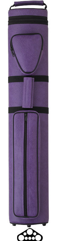 Action AC35 PURPLE 3Bx5S Billiards Pool Cue Stick Case