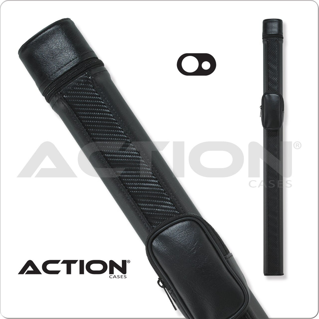Action ACN11 1Bx1S Black Billiards Pool Cue Stick Case