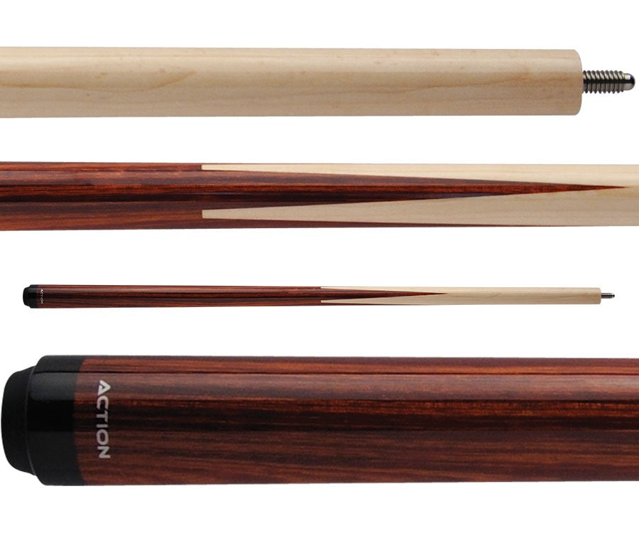 Action ACTSP41 58 in. Billiards Pool Cue Stick + Free Soft Case Included
